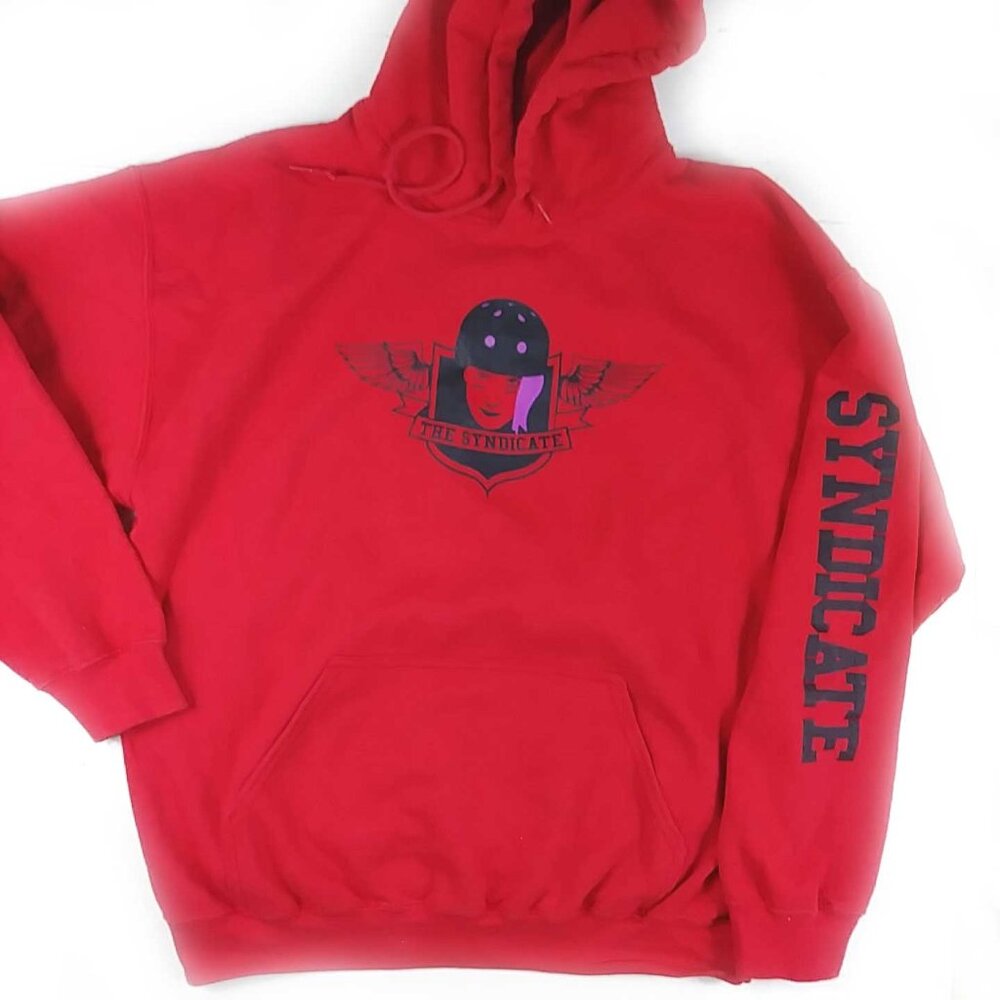 The Syndicate Wicked Mom 1:11 Red Pullover Hoodie Size Large